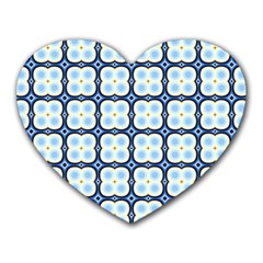 Pattern Design Art Scrapbooking Geometric Cubes Heart Mousepads by Vaneshart