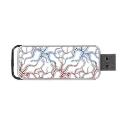 Pearl Pattern Floral Design Art Digital Seamless Portable Usb Flash (one Side) by Vaneshart