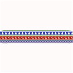 Christmas Color Stripes Pattern Small Bar Mats 24 x4  Bar Mat