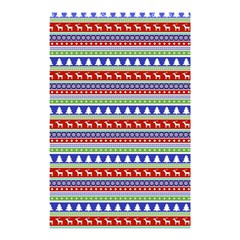 Christmas Color Stripes Pattern Shower Curtain 48  X 72  (small)  by Vaneshart