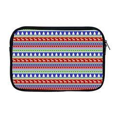 Christmas Color Stripes Pattern Apple Macbook Pro 17  Zipper Case