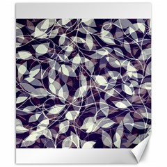 Leaves Pattern Colors Nature Design Canvas 8  X 10  by Vaneshart