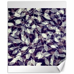 Leaves Pattern Colors Nature Design Canvas 16  X 20  by Vaneshart