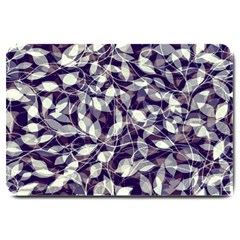 Leaves Pattern Colors Nature Design Large Doormat  by Vaneshart