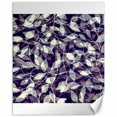 Leaves Pattern Colors Nature Design Canvas 11  X 14  by Vaneshart