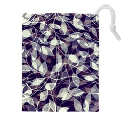 Leaves Pattern Colors Nature Design Drawstring Pouch (5xl) by Vaneshart