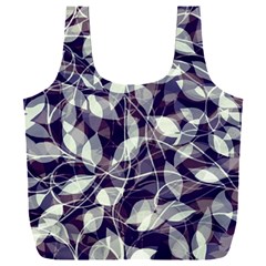 Leaves Pattern Colors Nature Design Full Print Recycle Bag (xxl)