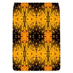 Pattern Wallpaper Background Yellow Amber Black Removable Flap Cover (L) Front