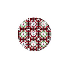 Christmas Happy Holidayw Golf Ball Marker (4 Pack) by Vaneshart