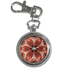 Star Pattern Red Abstract Key Chain Watches by Vaneshart