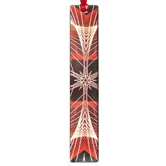 Star Pattern Red Abstract Large Book Marks by Vaneshart