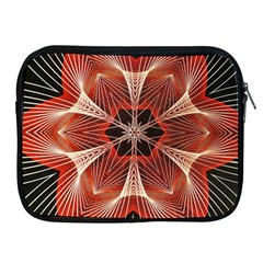 Star Pattern Red Abstract Apple Ipad 2/3/4 Zipper Cases by Vaneshart