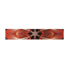 Star Pattern Red Abstract Flano Scarf (mini) by Vaneshart