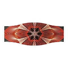 Star Pattern Red Abstract Stretchable Headband by Vaneshart