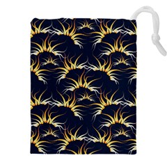 Pearl Pattern Floral Design Art Digital Seamless Drawstring Pouch (4xl)