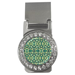 Pattern Abstract Paisley Swirls Artwork Creative Decoration Design Filigree Money Clips (CZ) 