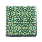 Pattern Abstract Paisley Swirls Artwork Creative Decoration Design Filigree Memory Card Reader (Square 5 Slot) Front