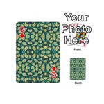 Pattern Abstract Paisley Swirls Artwork Creative Decoration Design Filigree Playing Cards 54 Designs (Mini) Front - DiamondQ