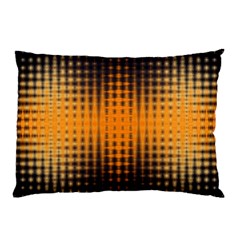 Pattern Lines Sections Yellow Straw Mauve Pillow Case (two Sides) by Vaneshart