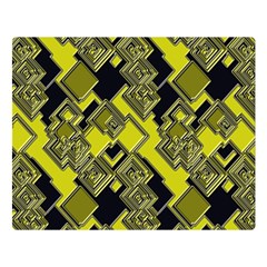 Seamless Pattern Background  Gold Yellow Black Double Sided Flano Blanket (large)  by Vaneshart