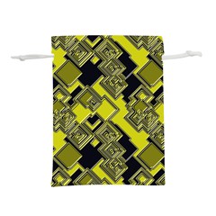 Seamless Pattern Background  Gold Yellow Black Lightweight Drawstring Pouch (l) by Vaneshart