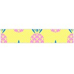 Summer Pineapple Seamless Pattern Large Flano Scarf  Back