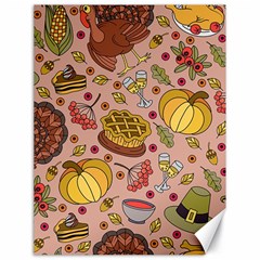 Thanksgiving Pattern Canvas 18  X 24  by Sobalvarro