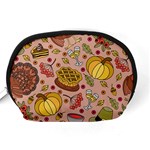 Thanksgiving Pattern Accessory Pouch (Medium) Back