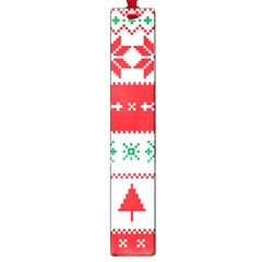 Ugly Christmas Sweater Pattern Large Book Marks by Sobalvarro