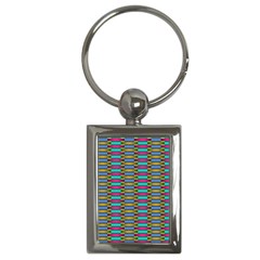 Seamless Tile Pattern Key Chain (rectangle) by HermanTelo