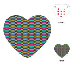 Seamless Tile Pattern Playing Cards Single Design (heart)