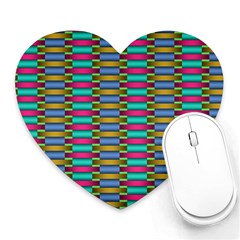 Seamless Tile Pattern Heart Mousepads