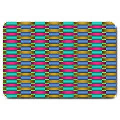 Seamless Tile Pattern Large Doormat  by HermanTelo