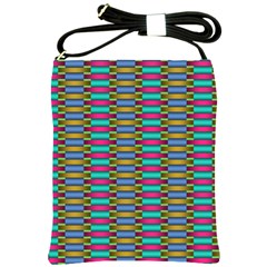 Seamless Tile Pattern Shoulder Sling Bag