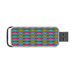 Seamless Tile Pattern Portable Usb Flash (two Sides)