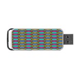 Seamless Tile Pattern Portable USB Flash (Two Sides) Front