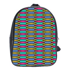 Seamless Tile Pattern School Bag (xl)