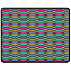 Seamless Tile Pattern Double Sided Fleece Blanket (medium) 