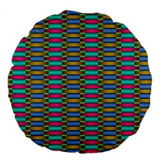 Seamless Tile Pattern Large 18  Premium Flano Round Cushions