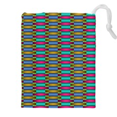 Seamless Tile Pattern Drawstring Pouch (4xl)