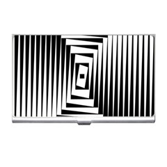 Background Black White Design Business Card Holder by Mariart