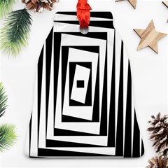 Background Black White Design Ornament (bell)