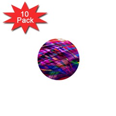 Wave Lines Pattern Abstract 1  Mini Buttons (10 pack) 