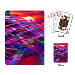 Wave Lines Pattern Abstract Playing Cards Single Design (Rectangle)