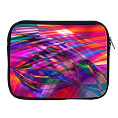 Wave Lines Pattern Abstract Apple iPad 2/3/4 Zipper Cases