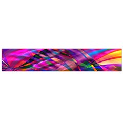 Wave Lines Pattern Abstract Large Flano Scarf 