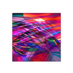 Wave Lines Pattern Abstract Satin Bandana Scarf