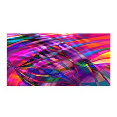 Wave Lines Pattern Abstract Satin Wrap