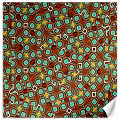 Colorful Modern Geometric Print Pattern Canvas 12  X 12 