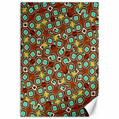 Colorful Modern Geometric Print Pattern Canvas 12  X 18  by dflcprintsclothing